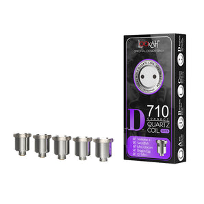 Lookah 710-Connect Quartz Wax Dish Coils ? D 5pcs