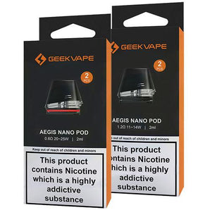 GeekVape Aegis Nano Pods – 2pcs All Variations