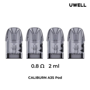 Uwell Caliburn A3S Refillable Pods 4pk All Variations