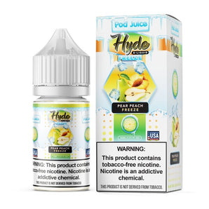 Pod Juice Hyde 30ML Synthetic Salts Pear Peach Freeze 35/55MG NIC