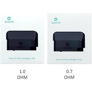 Suorin Air Plus Cartridge 1.0 Pod All Variations Search: IMAGE