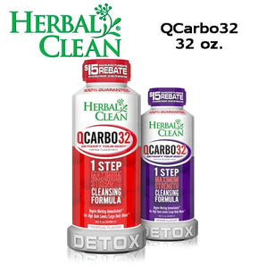 Herbal Clean QCarbo Same-Day Premium Detox Drink 32oz